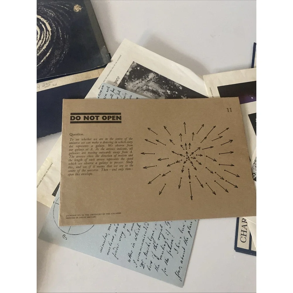THE DISCOVERY OF GALAXIES No S2 Jackdaw Folder 1967 Facsimile Resource